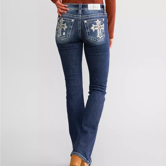 Miss Me Mid-Rise Boot Stretch Jean  25 - Picture 2 of 7